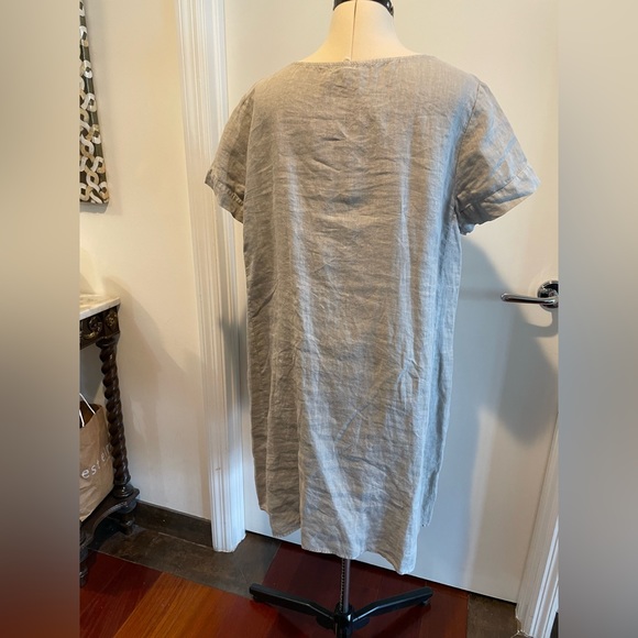 James Perse Linen Shift Dress size XL /size 4 NWT - Picture 3 of 10